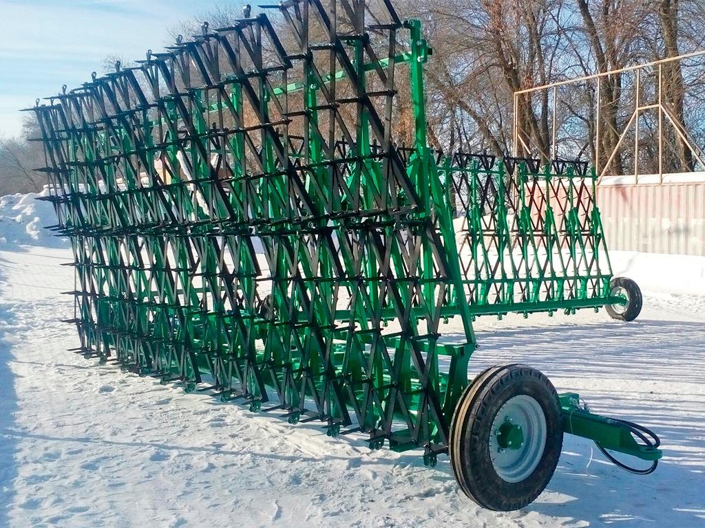 Борона зубовая БГ 11/13/15 двухследная Борона зубовая 2 следа